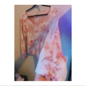VS PINK tie-die bodysuit